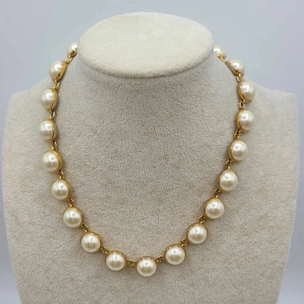 J Crew Faux Pearl Choker Necklace NWOT!